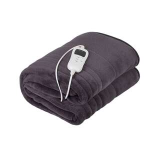 Camry CR7418 electric heated throw blanket, gray, with remote control - Electric Blanket Warmer