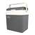 Camry CR8065 21L portable car refrigerator, gray, side view
