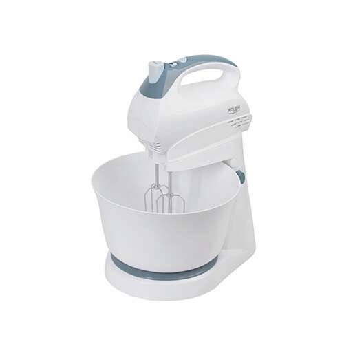 Adler AD4202 Standmixer mit Schüssel, 300W, weiß