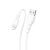 Borofone BX18 Lightning Töltőkábel - 3m, Fehér 64869135