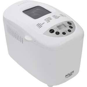 Adler AD6019 bread maker, 15 programs, double kneading, 850W, white - Bread Maker
