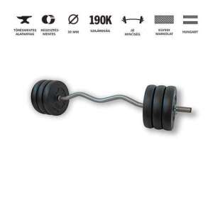 GazoFitness® Činka s francúzskou tyčou 33 kg 34122718 - GAZO FITNESS Závažia a činky