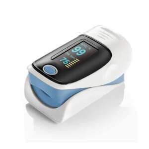 Ujjra csíptethető pulzusmérő, MS-165 model, oxigénszaturáció és pulzusmérésre, színes OLED kijelzővel - Pulse oximeter