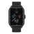 GARETT GRC Activity 2 Smartwatch mit schwarzem Silikonarmband, das Display zeigt Zeit, Datum, Akkustand, Schritte und Herzfrequenz