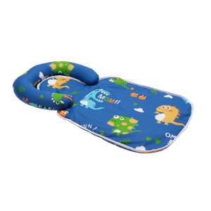 Paturica impermeabila cu tetiera detasabila model dinozauri 88793058 - Paturici bebe