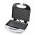 Esperanza TKT004W Titanum Panini Sandwich Maker, offen, weiß, Antihaft-Grillplatten