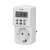 Virone DT-2(GS) digital timer with LCD display, 1800W, 8A, 10 programs, white