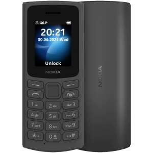 Smartphone-uri Nokia 105 4G 48MB/128MB Dual SIM - Negru + Domino Quick SIM Card Pack 88849460 Telefoane mobile