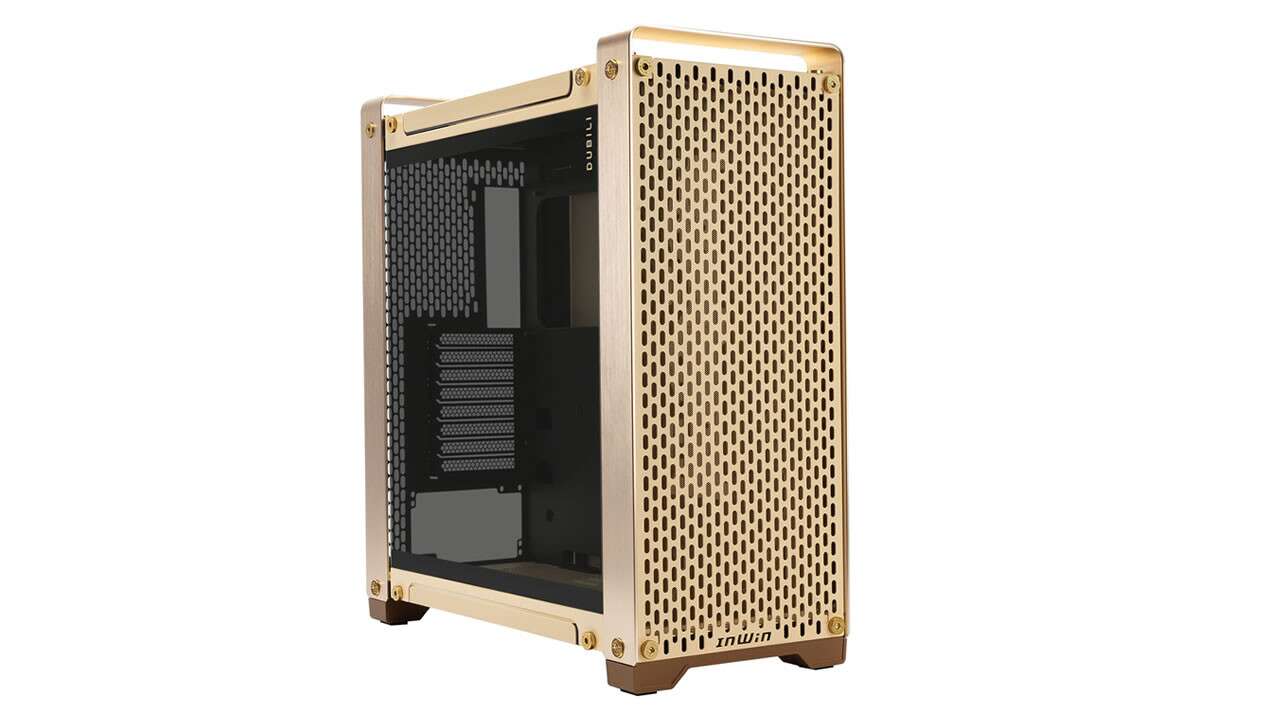 Inwin dubili assembled számítógépház - arany