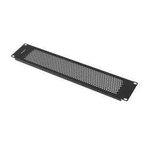 Lanberg AK-1412-B 19 inch 2U blank panel, perforated, black - Lanberg Rack Cabinet Accessory