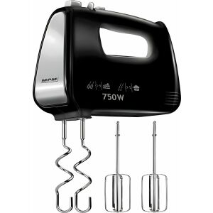 Mixer de mână MPM 750W Negru cu bătătoare și cârlige pentru aluat - Roboți de bucătărie, Mașini de făcut paste, Tocatoare de bucătărie, Mașini de tocat carne și Mixere de mână