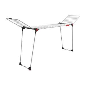 Vileda Infinity Flex прибиращ се сушилник за дрехи 30 м - бял, черен