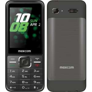 Maxcom MM244 Mobiltelefon, Dual-SIM-Kartenunabhängig, Schwarz (mit Menü auf Ungarisch)