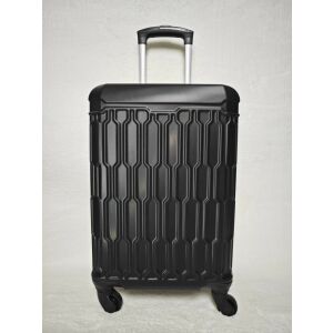 Thunder Medium Hard Shell Black Suitcase - 66x44x27cm - Dressing Accessory