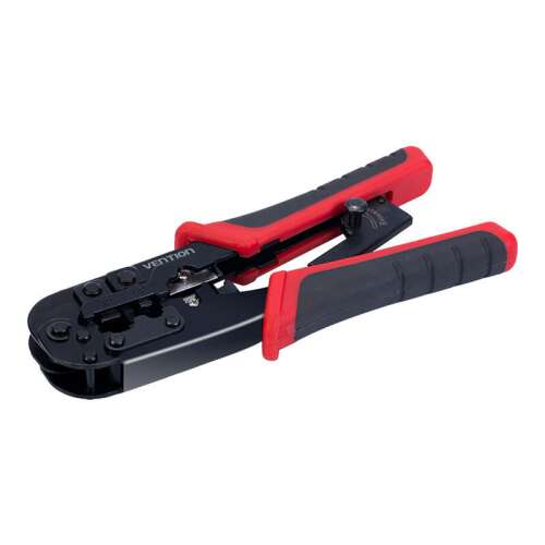 Vention KEAB0 Multifunction Crimping Tool, black and red