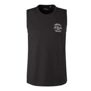 S.Oliver Férfi Ujjatlan Póló - Pamut - S