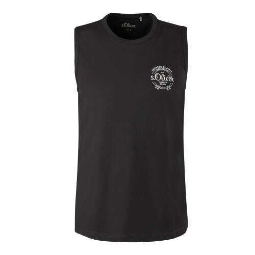 S.Oliver Férfi Ujjatlan Póló - Pamut - S 58360035