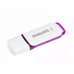 Philips Pendrive USB 2.0 64GB Snow Edition fehér-lila