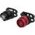 Esperanza Acrux bicycle light set, front and rear, with LED lights