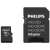 Philips 128GB microSDXC Memory Card with Adapter
