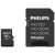 Philips 128GB microSDXC Memory Card with Adapter
