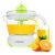 Esperanza Clementine Citrus Juicer in use with oranges