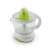 Esperanza Clementine citrus juicer, white and green, electric juicer for oranges, lemons, limes, grapefruits