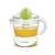 Esperanza Clementine citrus juicer, white and green, electric juicer for oranges, lemons, limes, grapefruits, making fresh orange juice