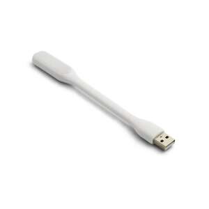 Esperanza USB LED лампа, бяла, гъвкава шия, за лаптоп, компютър, четене - Лампи и осветление