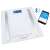 Esperanza B.Fit 8 in 1 Bluetooth Smart Body Composition Scale, White, with smartphone app