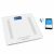 Esperanza B.Fit 8w1 Bluetooth inteligentna waga, biała, z aplikacją na smartfona