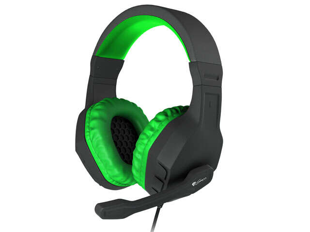 Genesis Argon 200 Gamer mikrofonos Fejhallgató #fekete-zöld