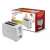 Esperanza Caprese Toaster, weiß, 2 Scheiben, 7 Bräunungsstufen