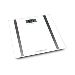 Esperanza Samba Digital Fat Scale, white, body composition analysis, weight, body fat, water, muscle, bone mass - Personal Scale