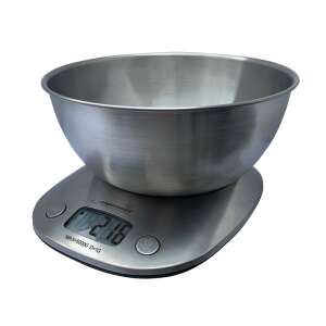 Esperanza Lychee digital kitchen scale with bowl, silver - Kitchen Scale