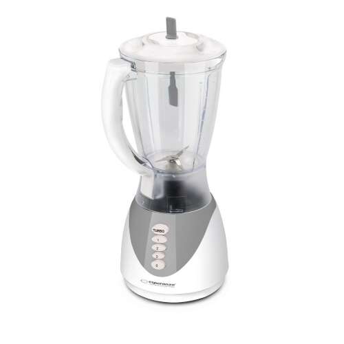 Blender Esperanza PinaColada, biały i szary, 400W, pojemność 1,5L, 3 prędkości, kruszenie lodu, funkcja turbo