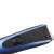 Esperanza Apollo cordless hair clipper, black and blue, close-up of the adjustable length setting