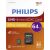 Philips 64GB MicroSD card with adapter, Class 10 UHS-I U1, high-speed memory card for phones and cameras