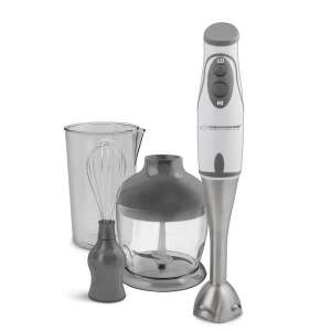 Esperanza Pesto Hand Blender, white and grey, with chopper, whisk and measuring cup - Hand Blender