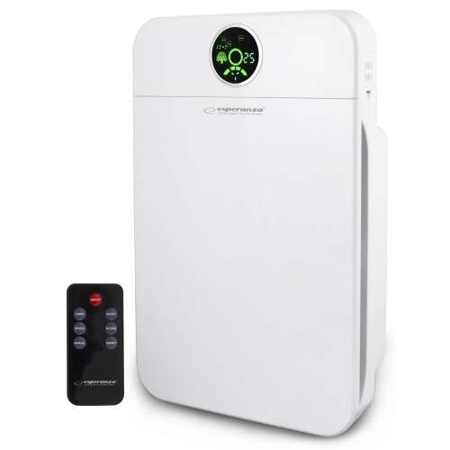 Esperanza Zephyr Air Purifier, white, with remote control