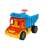 Wader Multi-Tipper Dump Truck, 38cm, red, yellow, blue toy truck for kids