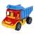 Wader Multi Tipper Truck, 38cm, red, yellow, blue, toy truck for kids, sandbox toy