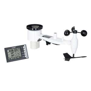 Levenhuk Wezzer PRO LP240 időjárás-állomás kültéri érzékelővel, hőmérséklet, páratartalom, szélsebesség és irány, csapadékmennyiség és idő megjelenítésével - Levenhuk