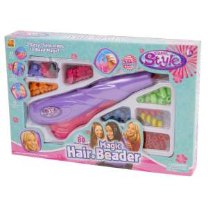 Magic Hair Beader, kreieren Sie lustige Frisuren mit Perlen, Haarstyling-Tool, Mädchen-Haarschmuck, Haarperlen-Set - Bastelperlen & Zubehör