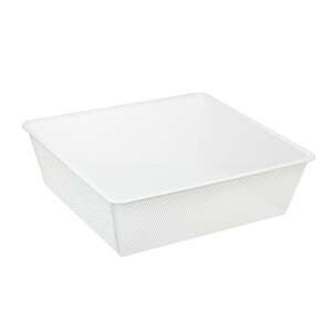 Fehér hálós tároló kosár, 536x494x160mm - Gardrób rendszerező