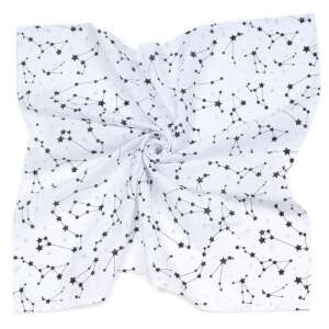 MTT Nagy Textil pelenka (120x120cm) - Fehér alapon fekete csillagképek 34200955 Textil pelenka - Csillag