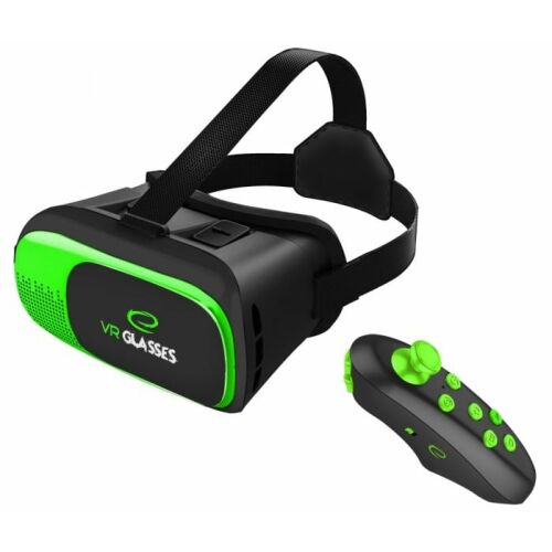Esperanza EGV300R VR Headset with Remote Controller, black and green