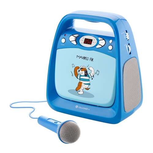 CD player Bluetooth Gogen MAXI KARAOKE cu microfon - Albastru