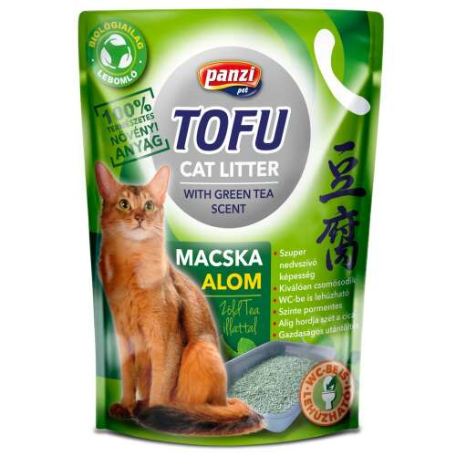 Panzi Tofu Macskaalom - Zöld Tea Illat - 2,5 kg