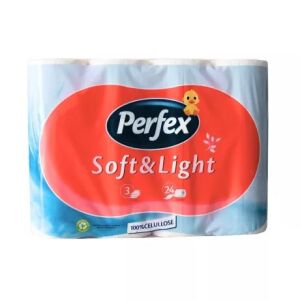 Perfex Pure White Toalettpapír - 3 Rétegű - 24 Tekercs 116234925